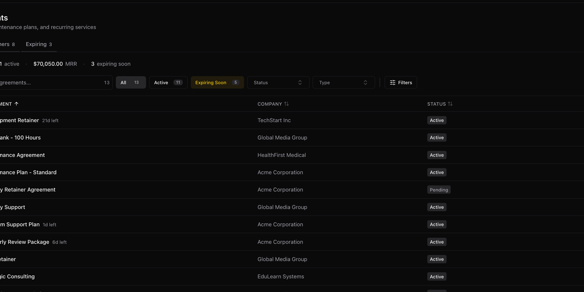 Retainer billing that handles the real world